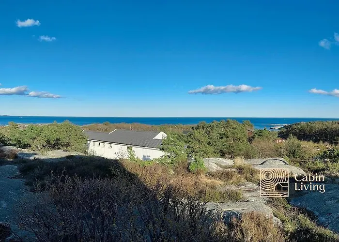 Semesterbostad Seaside With Terrace And Ocean View Lillesand
